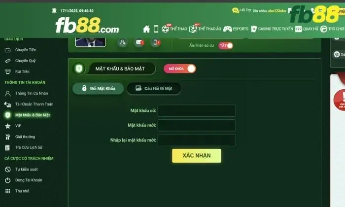 Hướng dẫn cách cấp lại mật khẩu tài khoản nhanh chóng